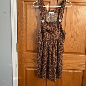 Leopard Print Mini Dress